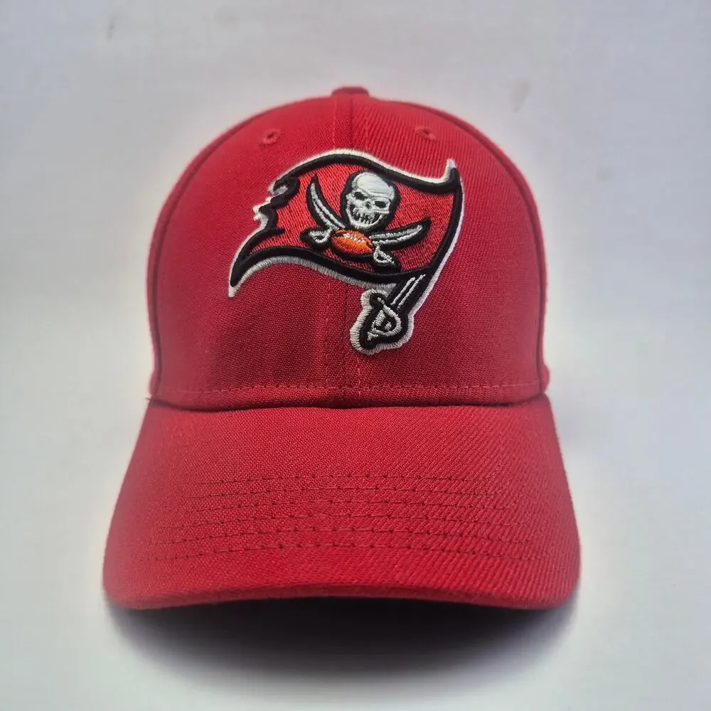 NXT ERA NFL Tampa Bay Buccaneers Red Fitted Hat Size Youth/Child